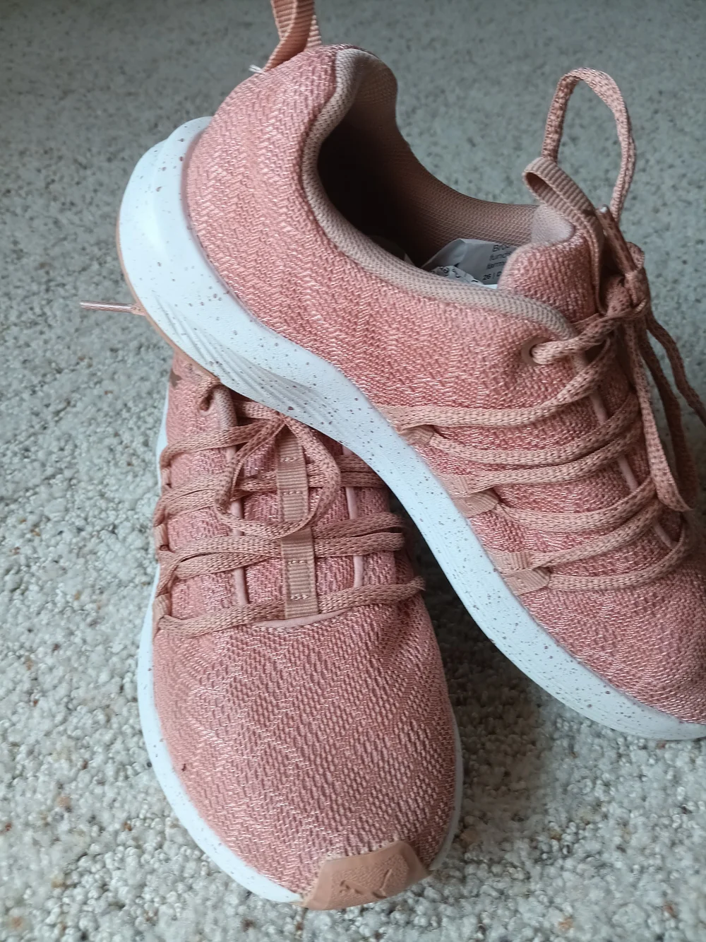 Puma Women's Pink Knit Running Sneakers